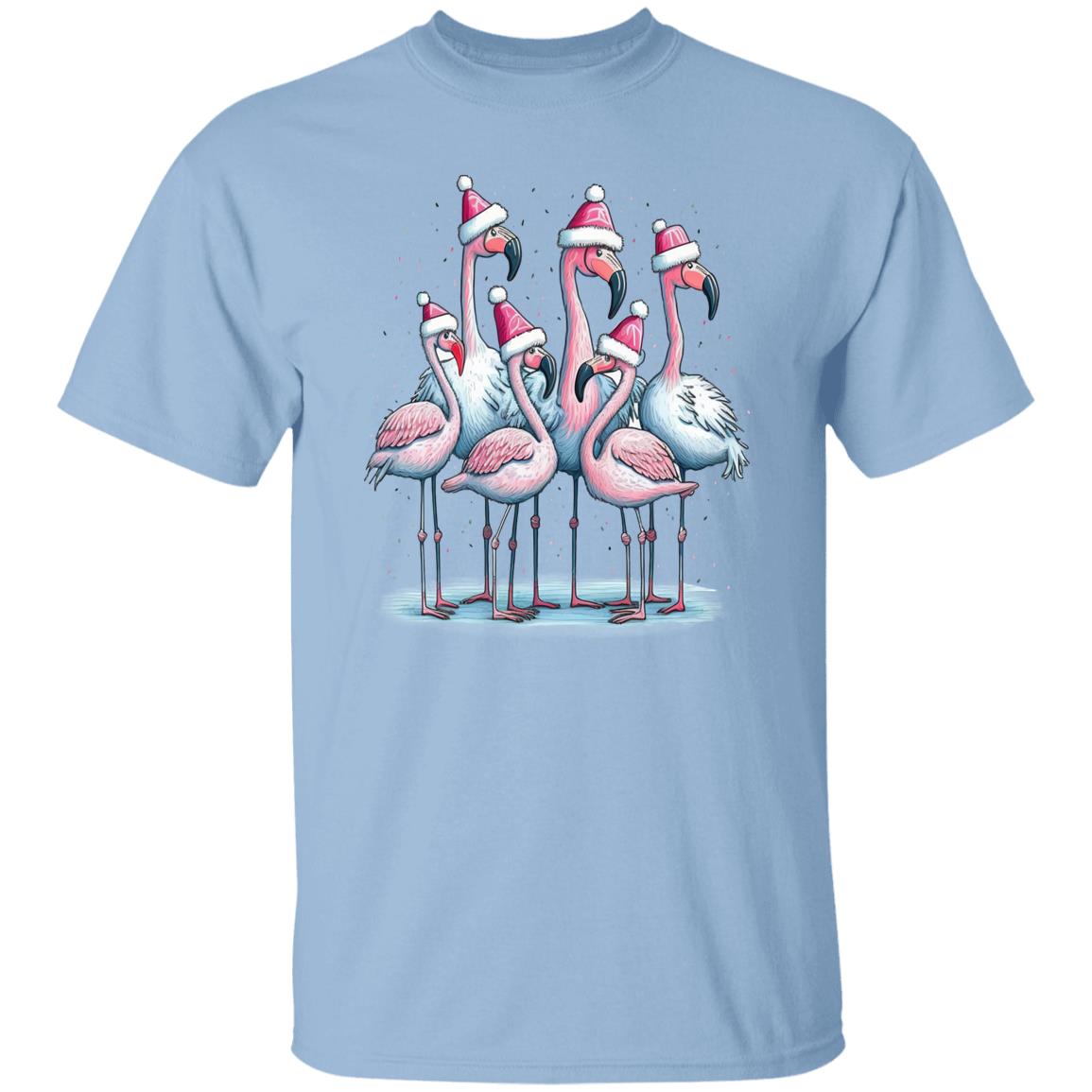 Christmas Pink Flamingo Shirt