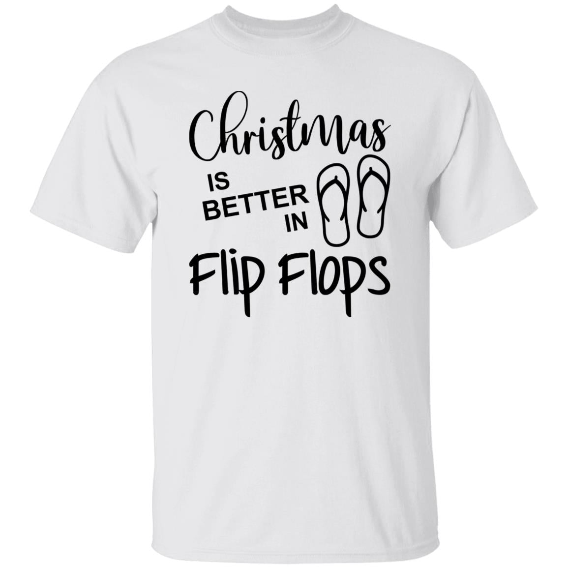 Christmas is Better in Flip Flops Tee