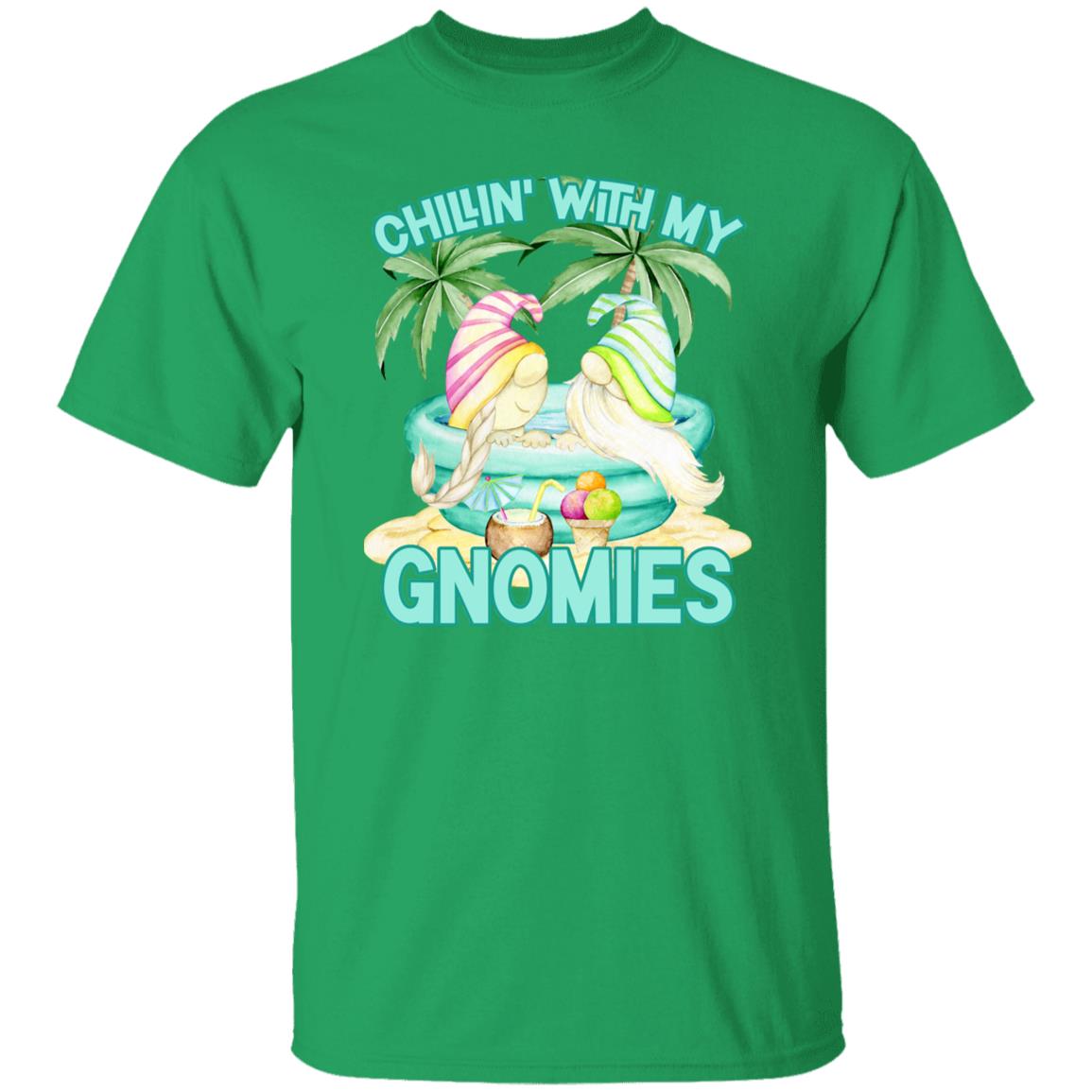 Chillin With My Gnomies Beach T-Shirt