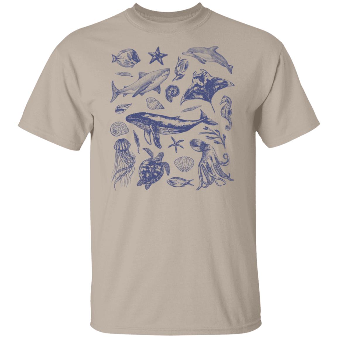 Vintage 90s Tattoo Sea Animal T-shirt