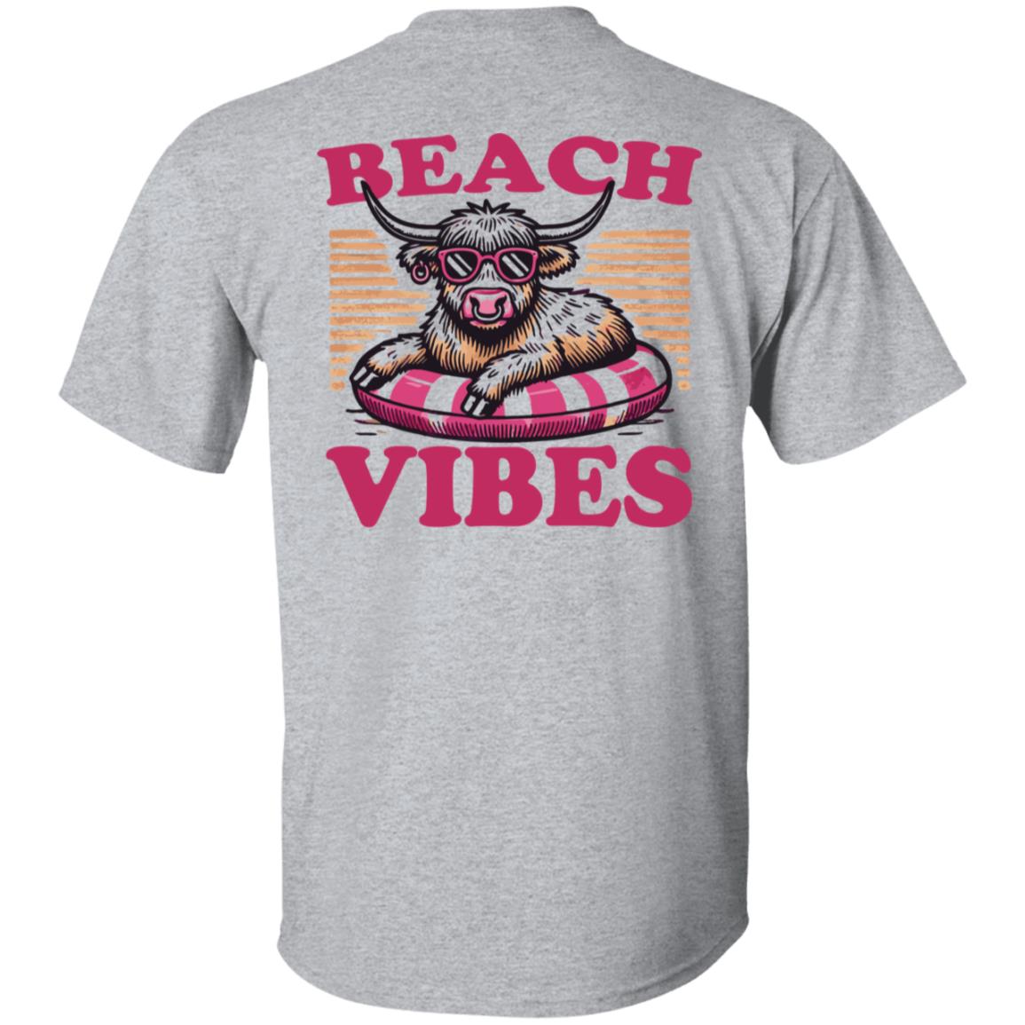 Highland Cow Beach Vibes T-Shirt