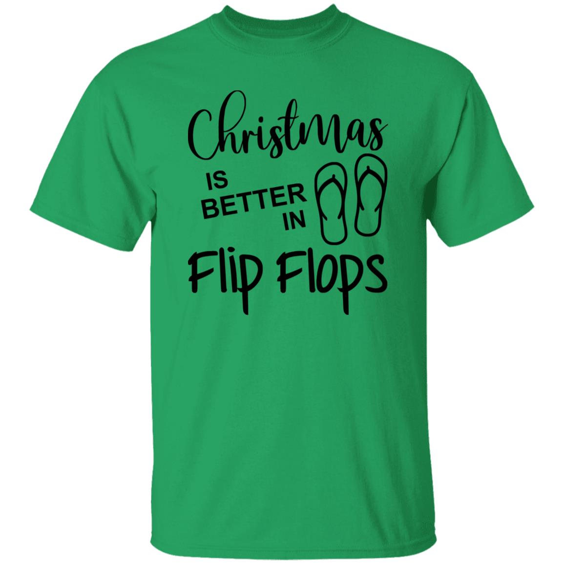 Christmas is Better in Flip Flops Tee