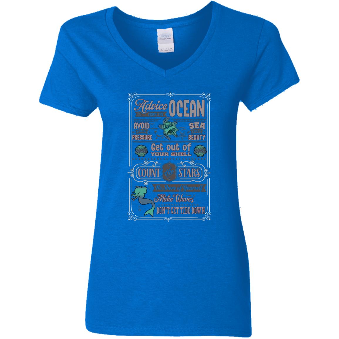 Advice From The Ocean Mermaid Ladies T-Shirt