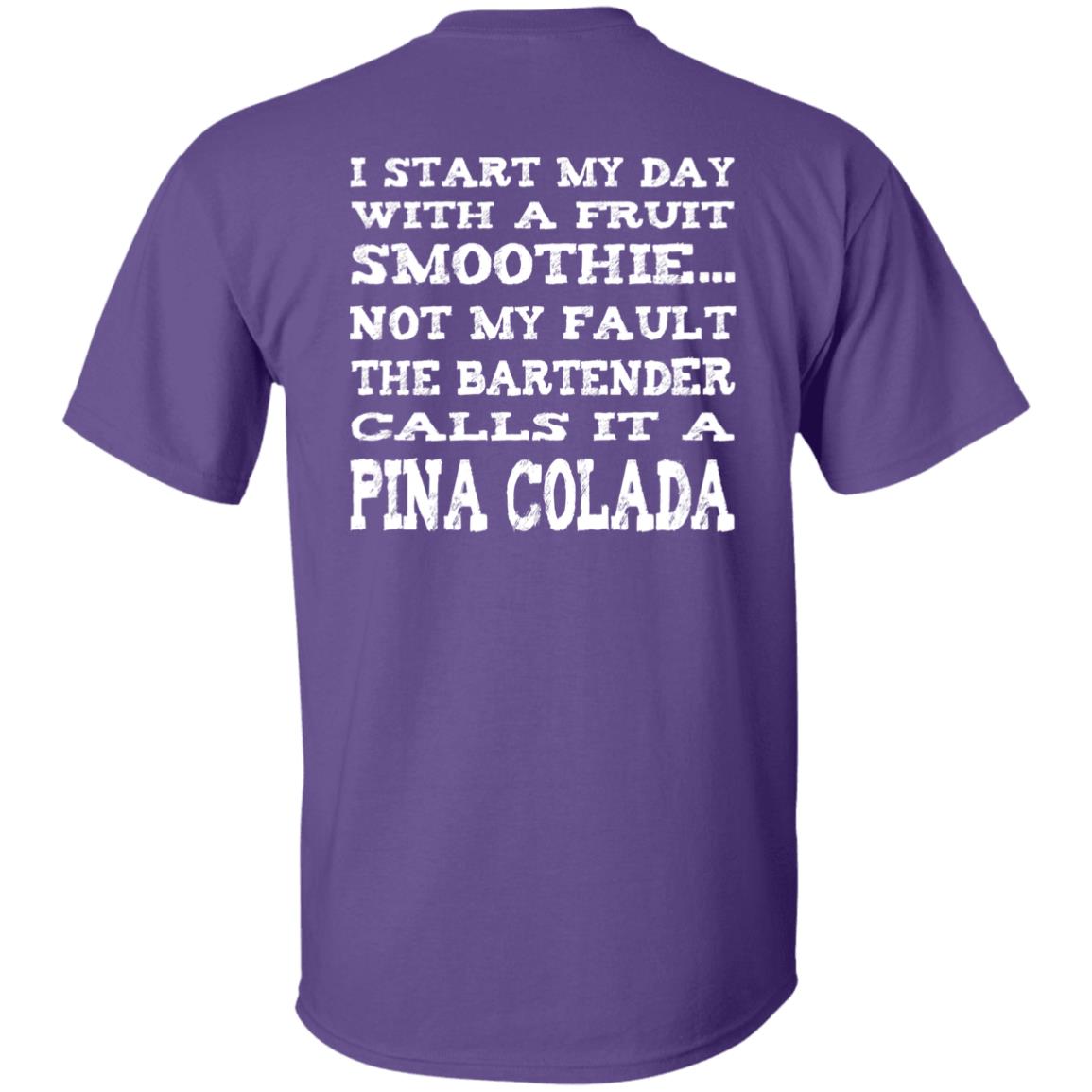 Smoothie Vs Pina Colada Beach T-Shirt