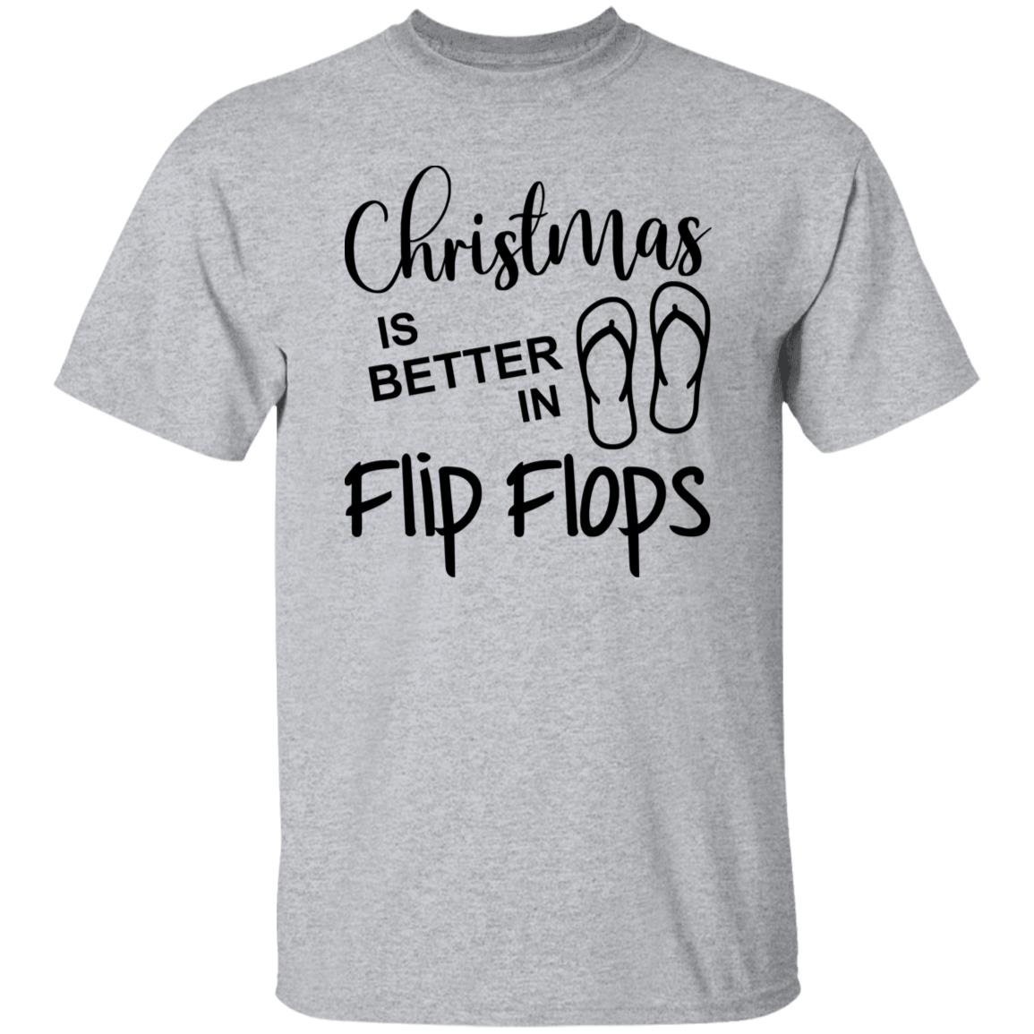 Christmas is Better in Flip Flops Tee