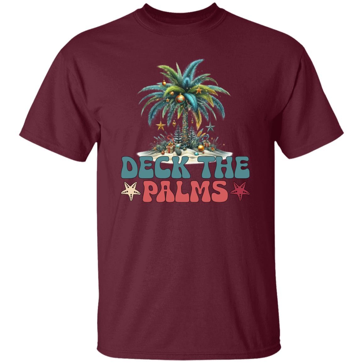 Deck The Palms Christmas T-Shirt