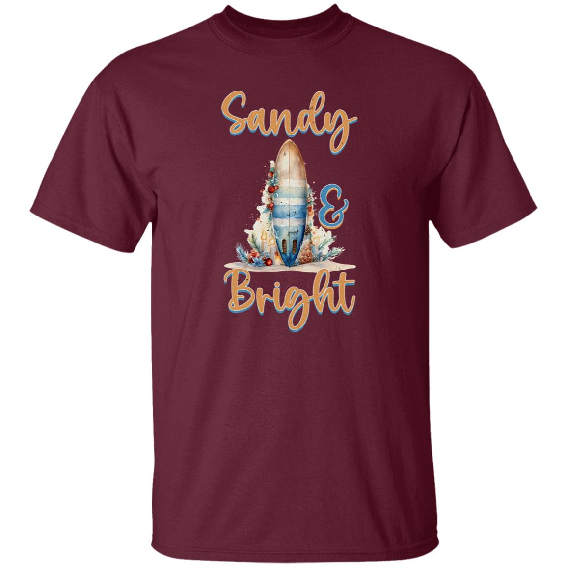 Sandy and Bright Surf Board Beach Tee