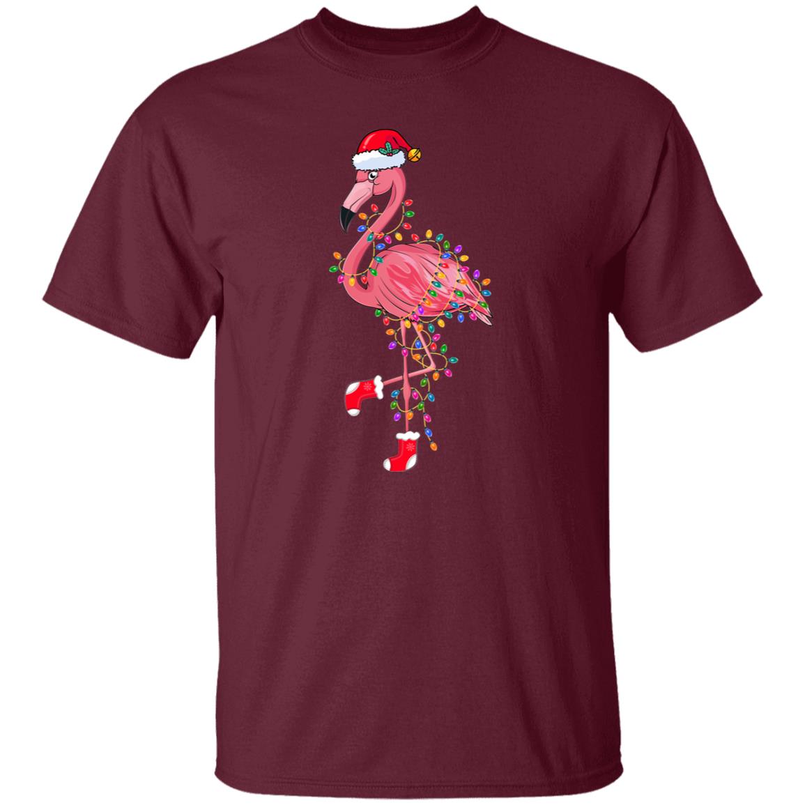 Flamingo Santa Shirt