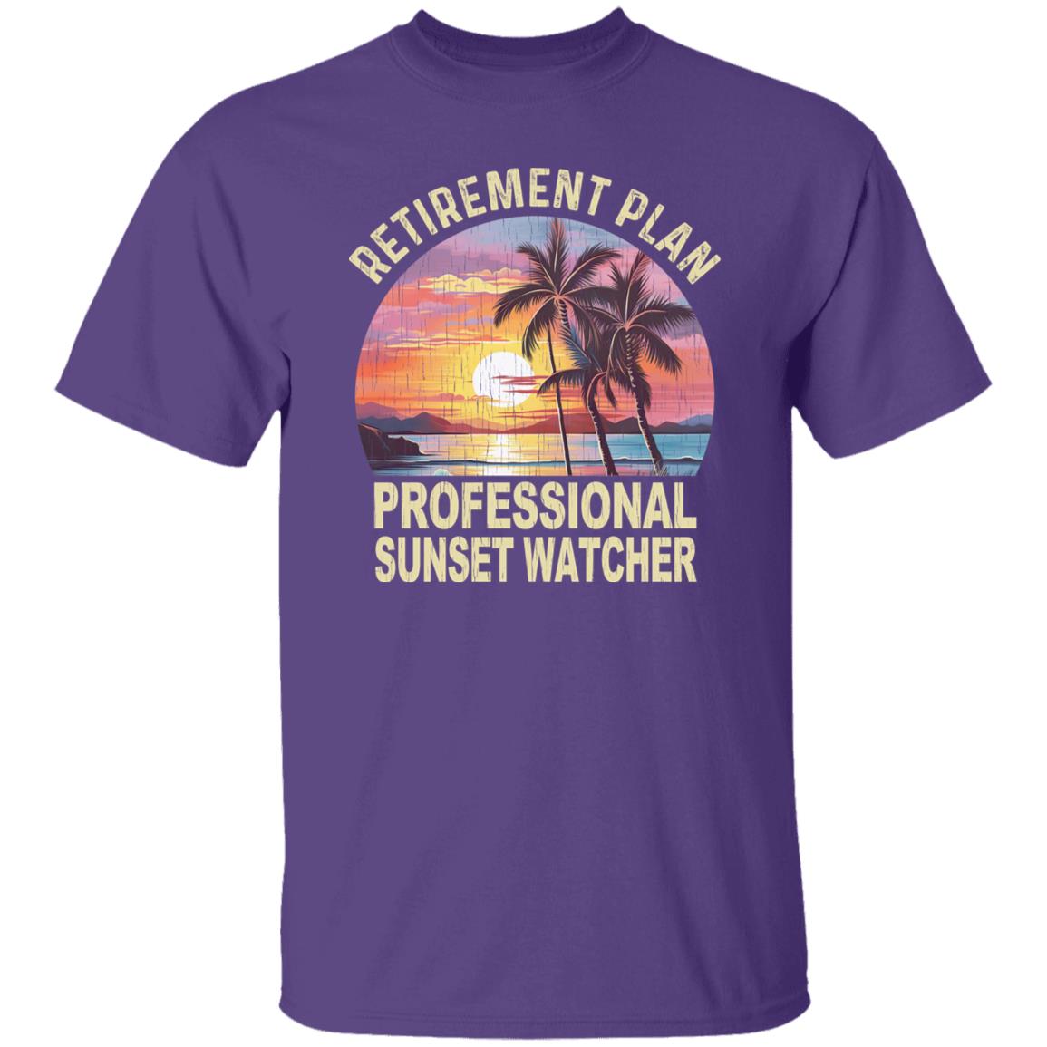 Retirement Plan Professional Sunset Watcher Tee