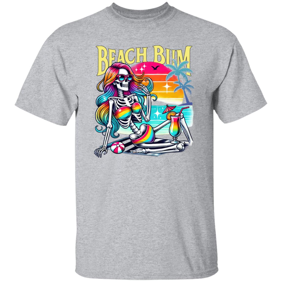 Skeleton Beach Bum T-Shirt