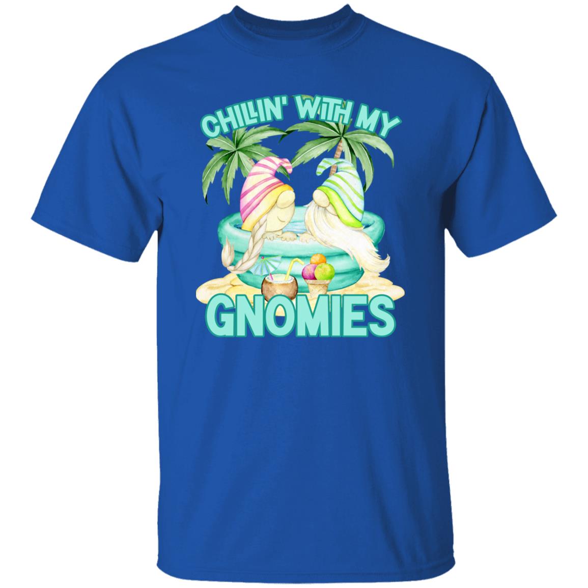 Chillin With My Gnomies Beach T-Shirt