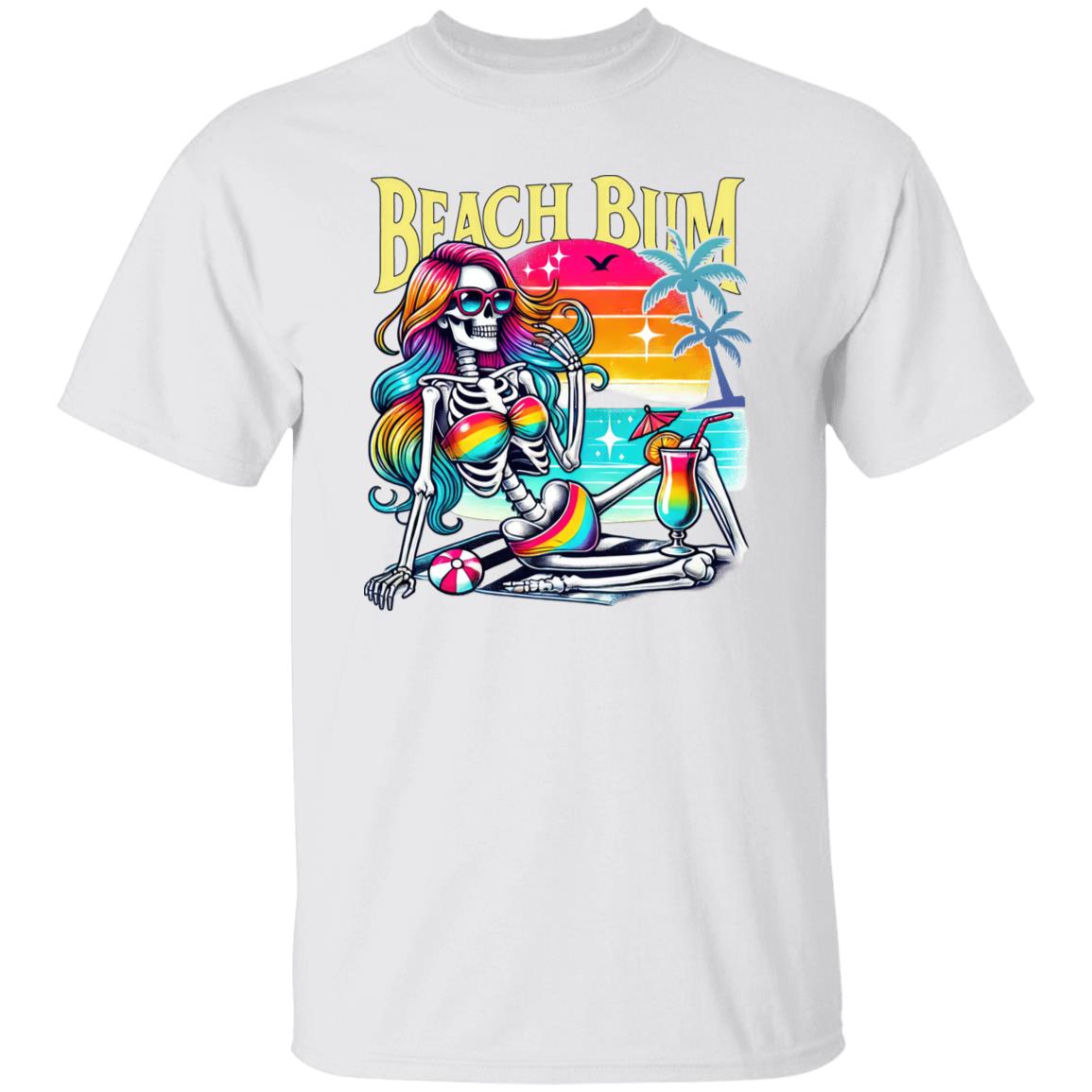 Skeleton Beach Bum T-Shirt