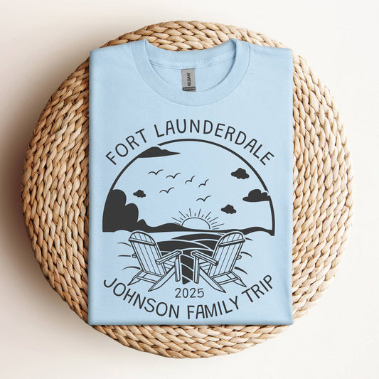 Personalized Beach Vacation Shirt