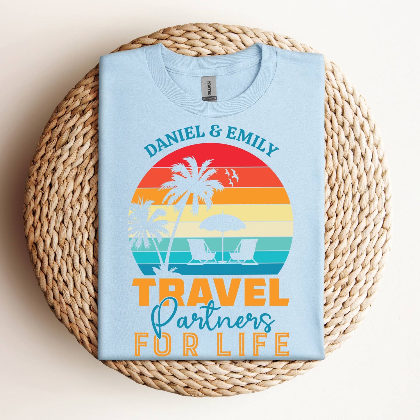 Personalized Husband & Wife Travel Partners For Life