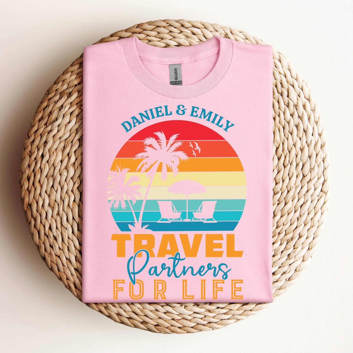 Personalized Husband & Wife Travel Partners For Life
