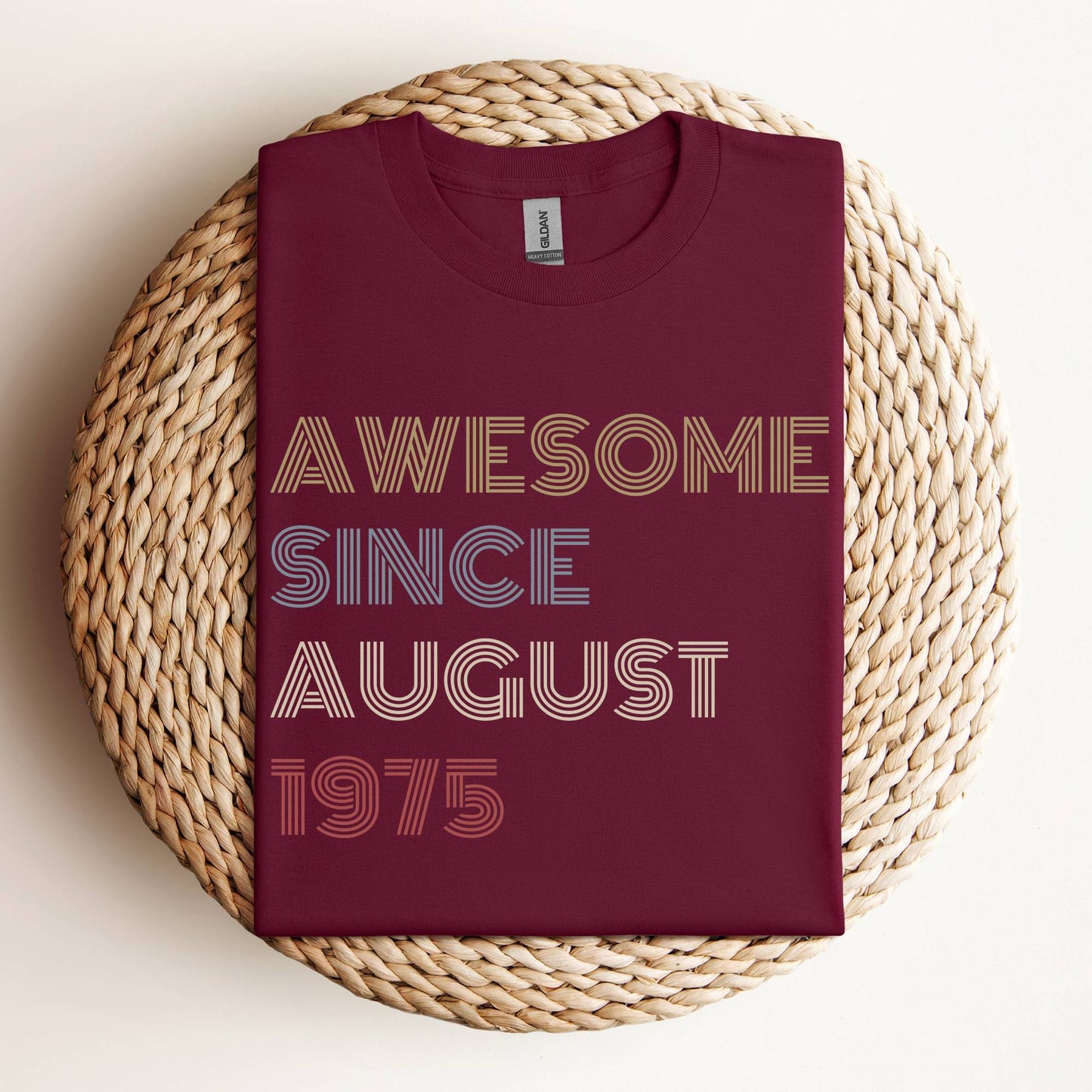 Awesome Since Personalized Tee