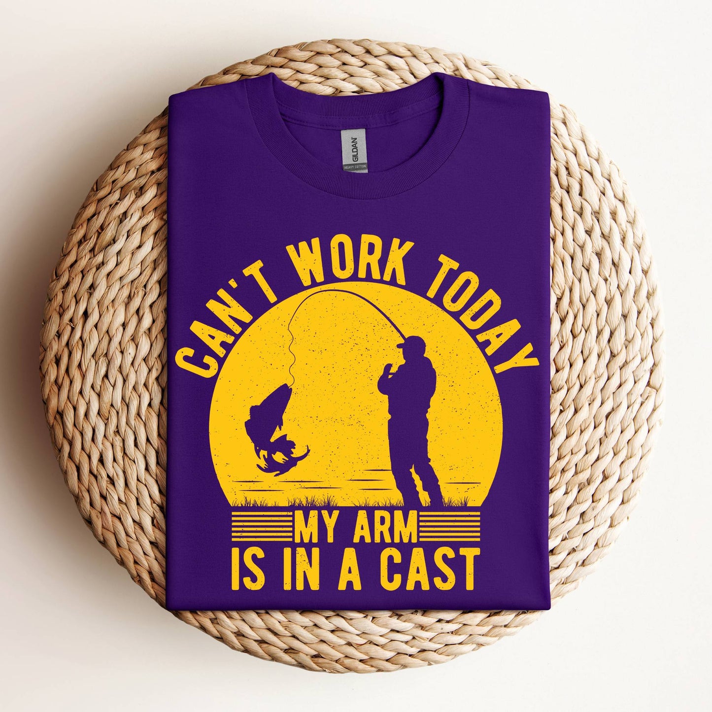 Can't Work Today Fishing Shirt