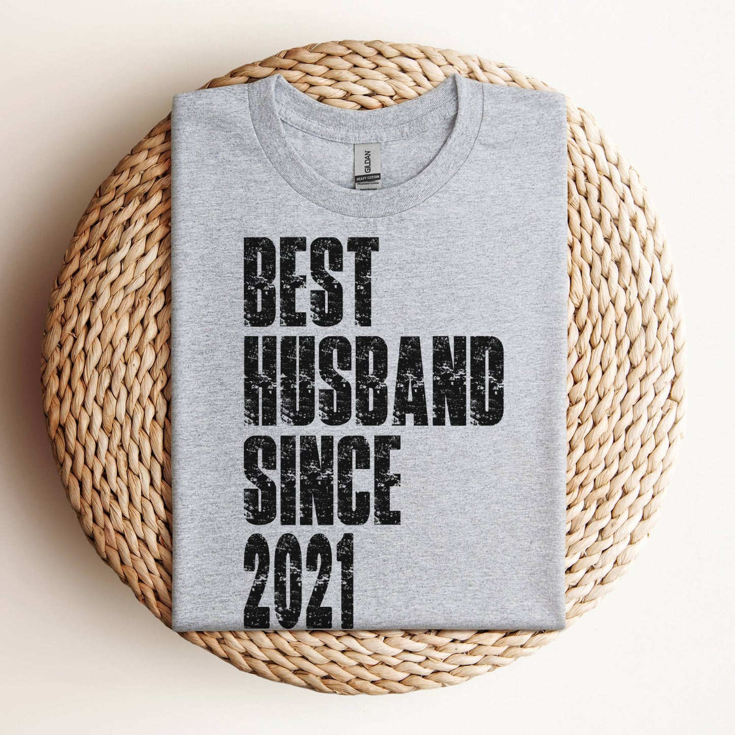 Personalized Best Husband Since Custom Year T-Shirt