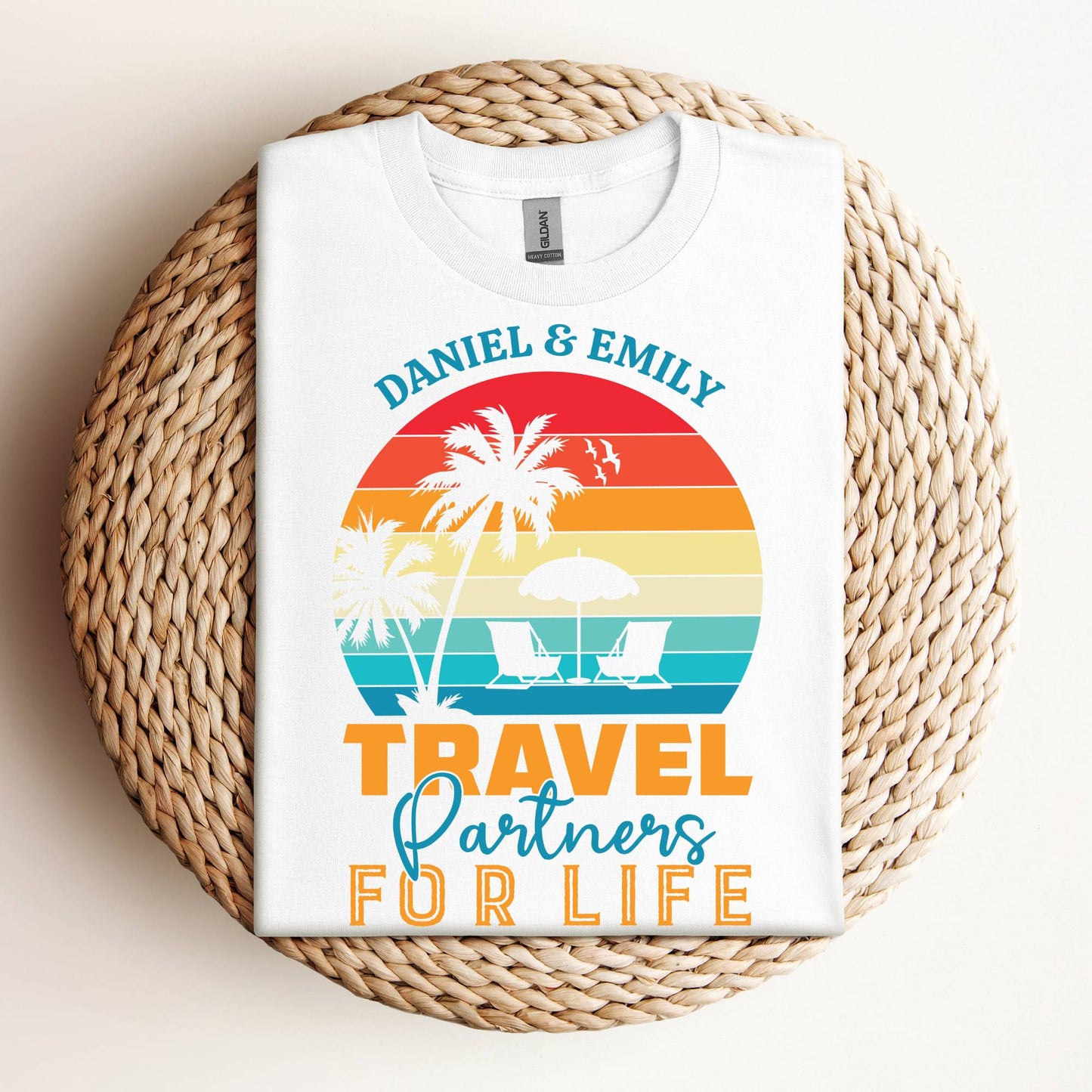 Personalized Husband & Wife Travel Partners For Life