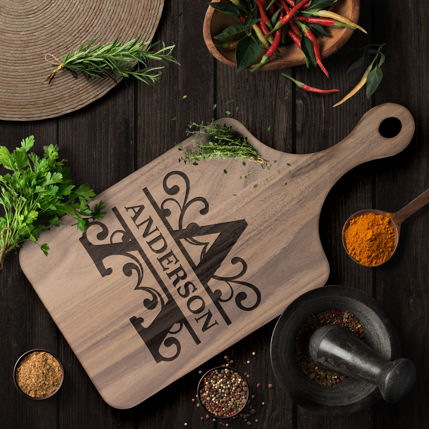 Monogram Cutting Board