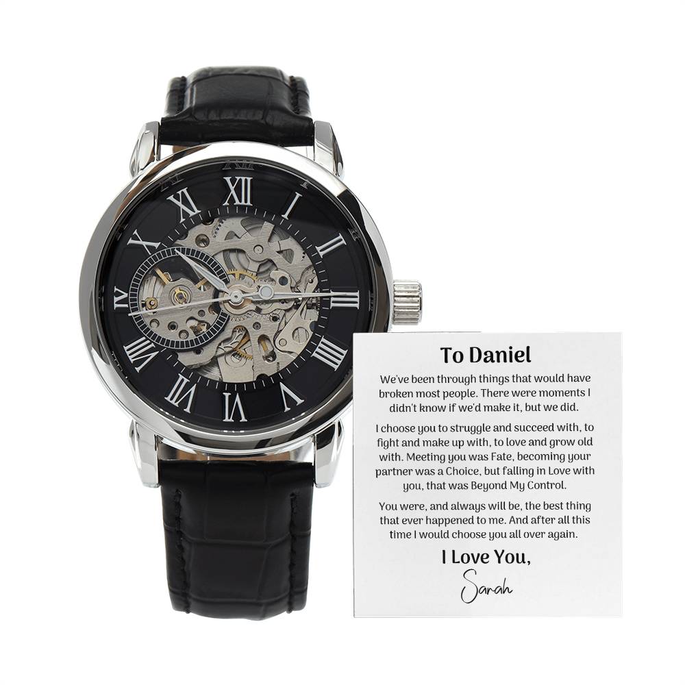 Luxury Anniversary Watch for Husband - Perfect Birthday Gift for Him