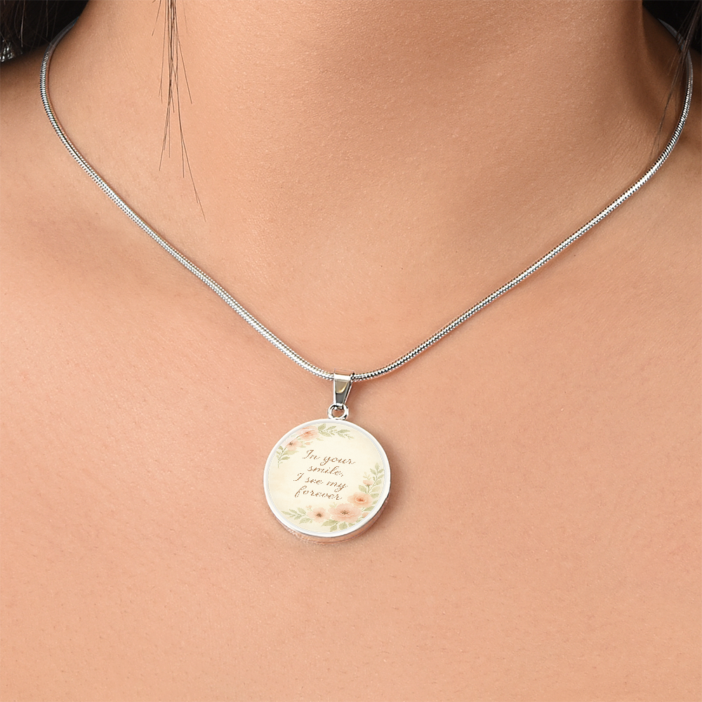 In Your Smile I See My Forever Personalized Necklace