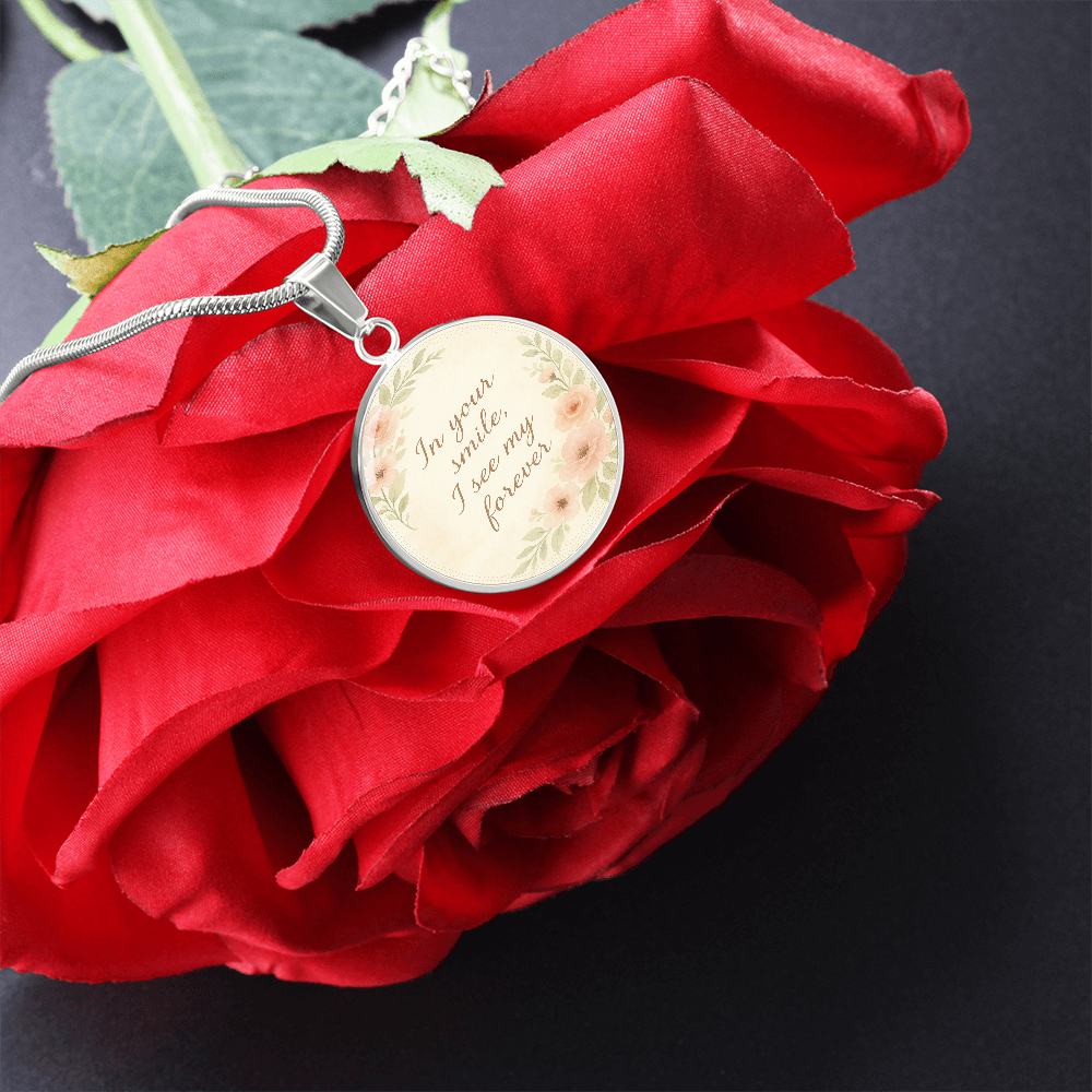 In Your Smile I See My Forever Personalized Necklace