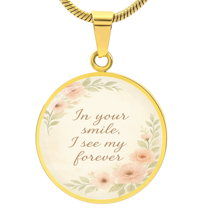 In Your Smile I See My Forever Personalized Necklace