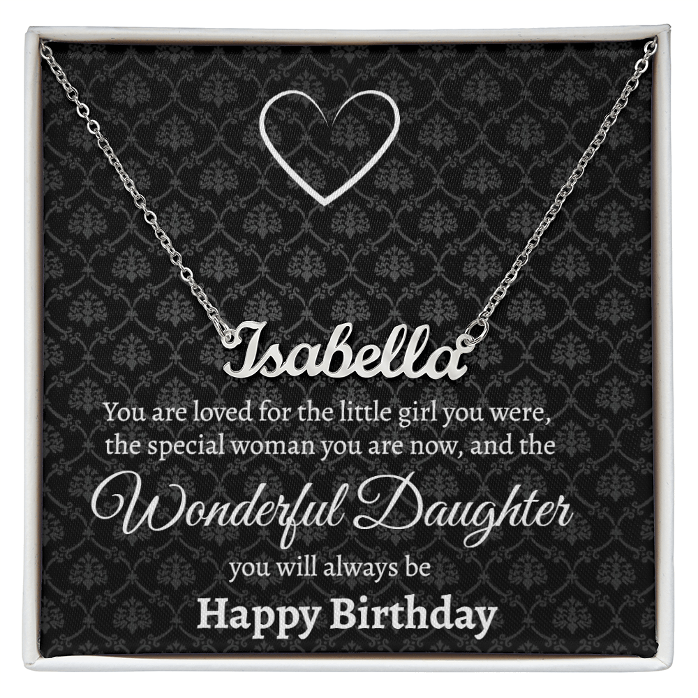 Daughter Name Necklace