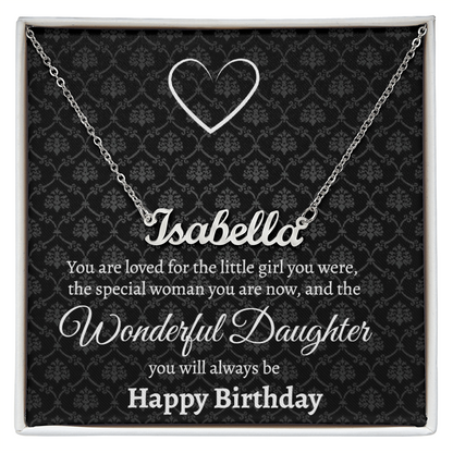Daughter Name Necklace