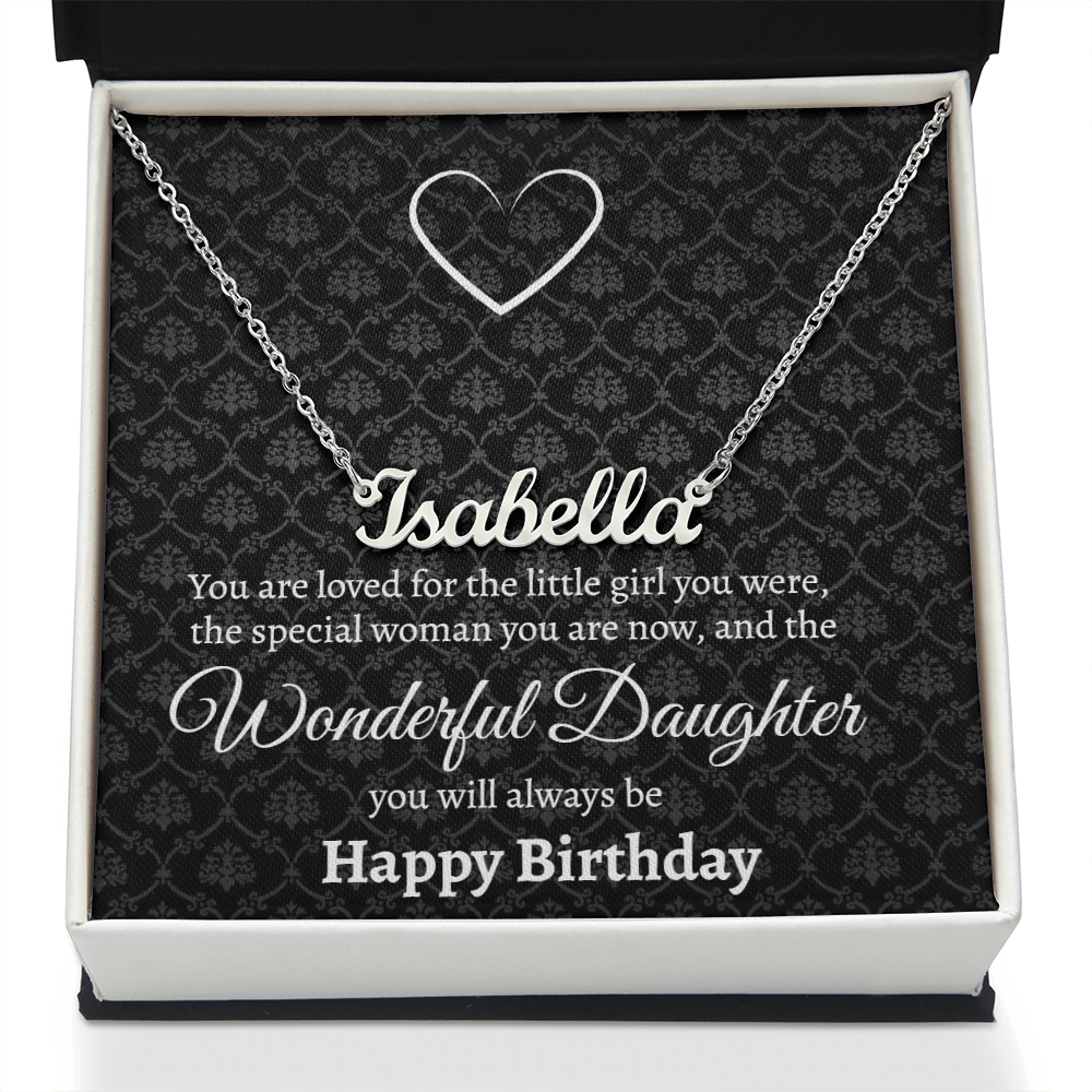 Daughter Name Necklace