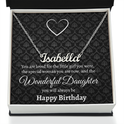 Daughter Name Necklace