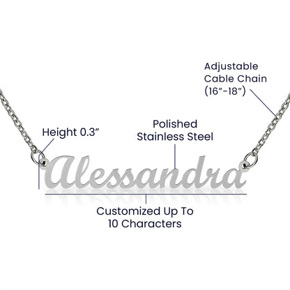 Daughter Name Necklace
