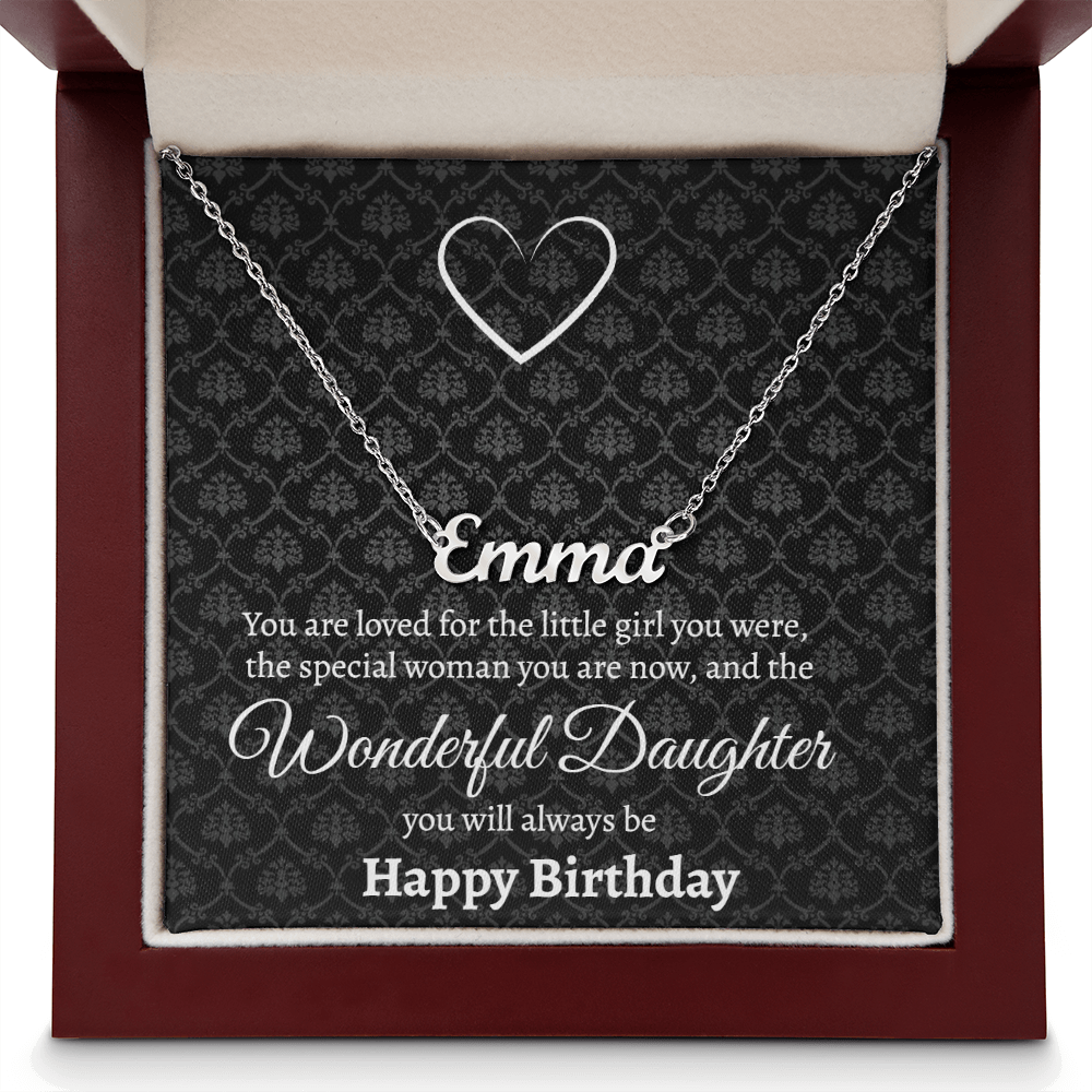 Daughter Name Necklace