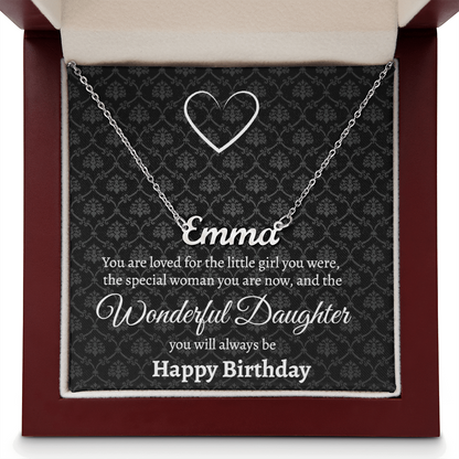 Daughter Name Necklace