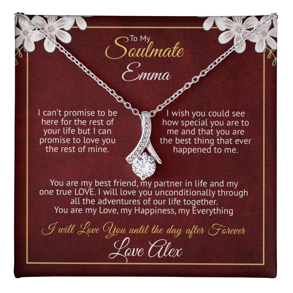 Personalized Soulmate Promise Necklace