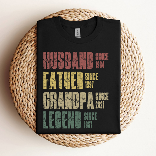 Husband Father Grandpa Legend
