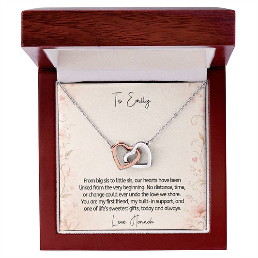 Personalized From The Beginning Sister Necklace Gift