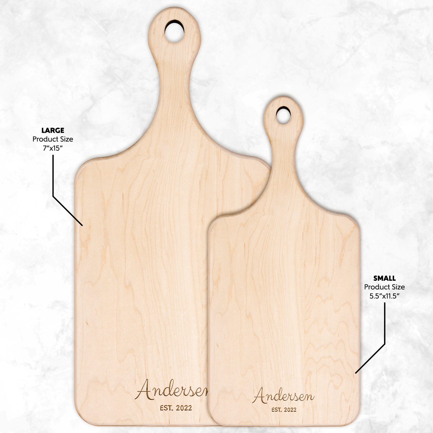 Personalized Name & Date Cutting Board
