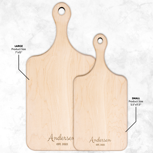 Personalized Name & Date Cutting Board