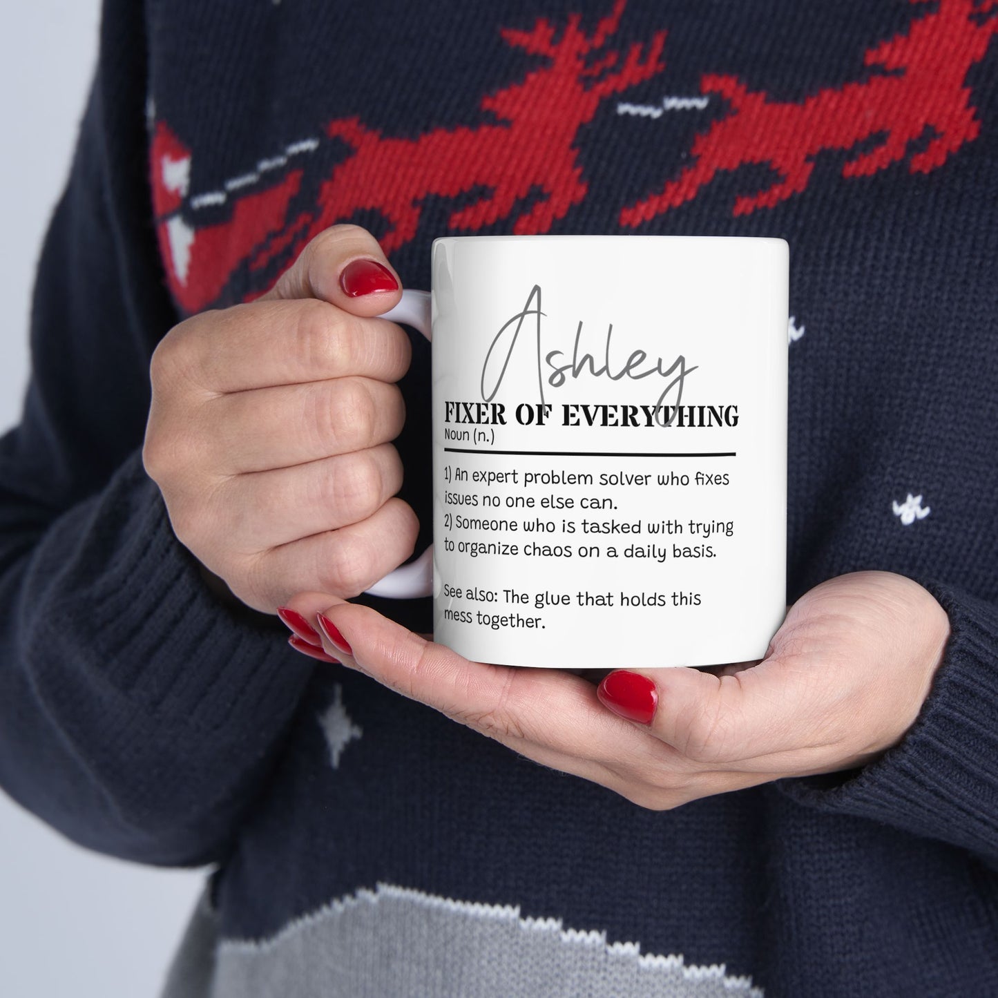 Personalized Fixer of Everything Mug for Sister or Best Friend