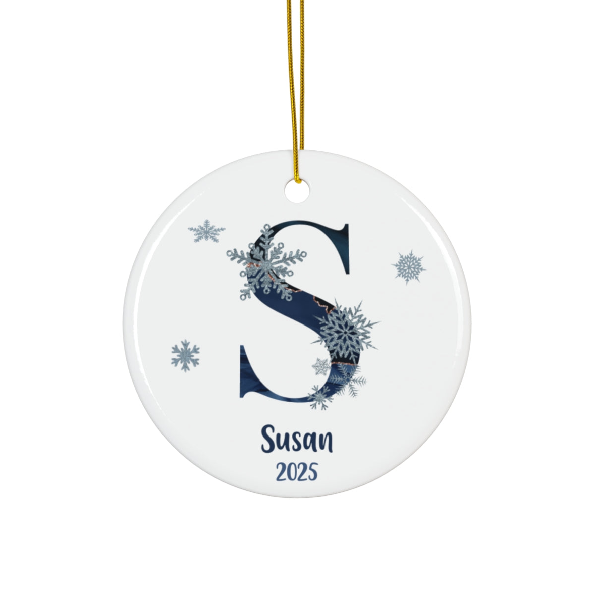 Snowflake Name Ornament