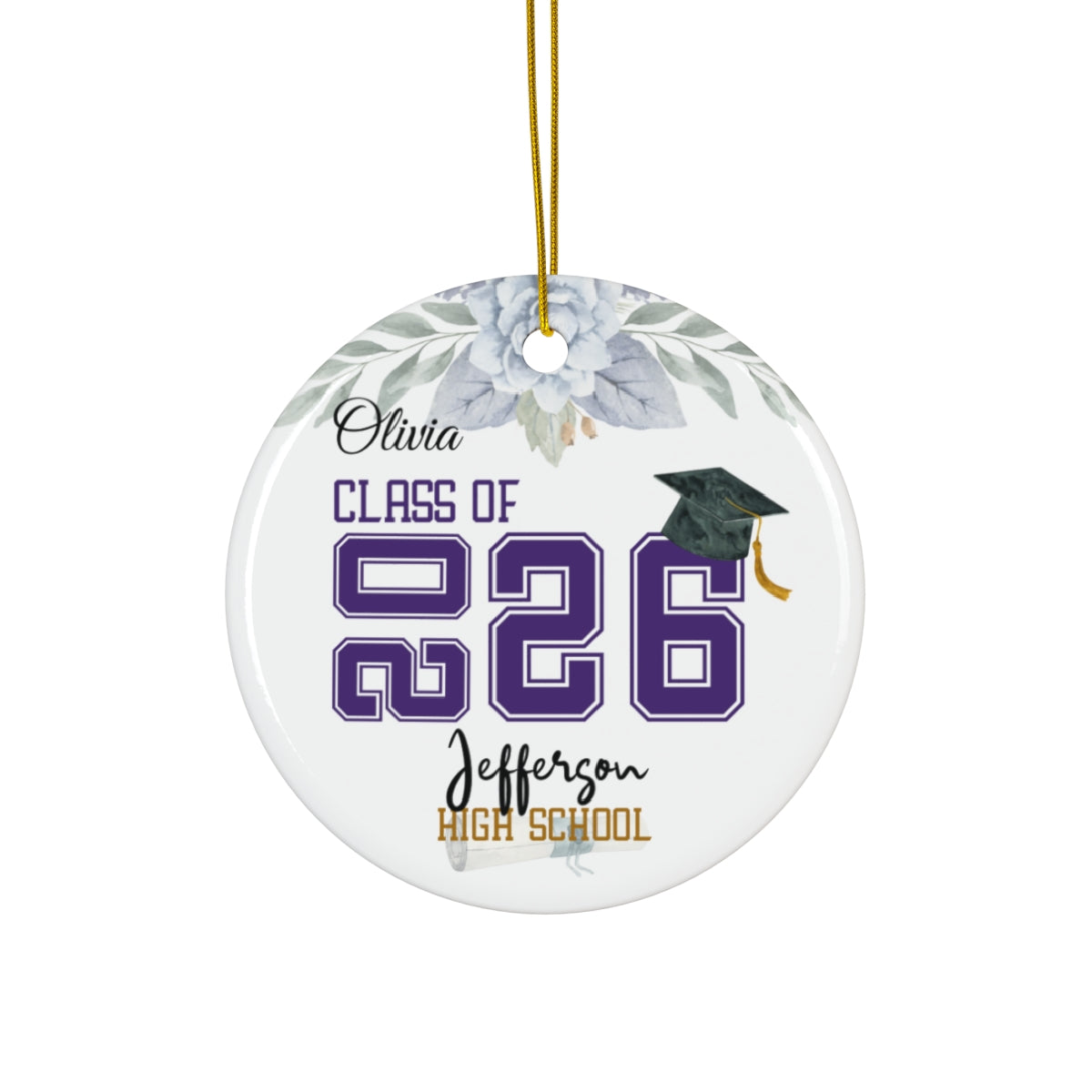 Personalized Graduation Ornament