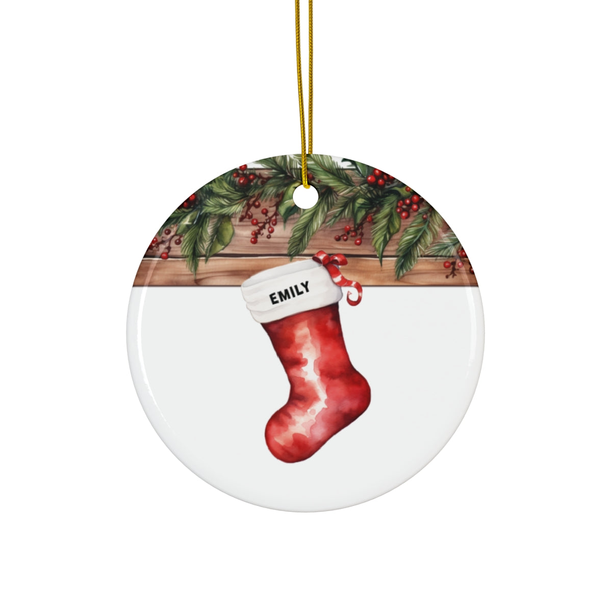 Family Stocking Ornament