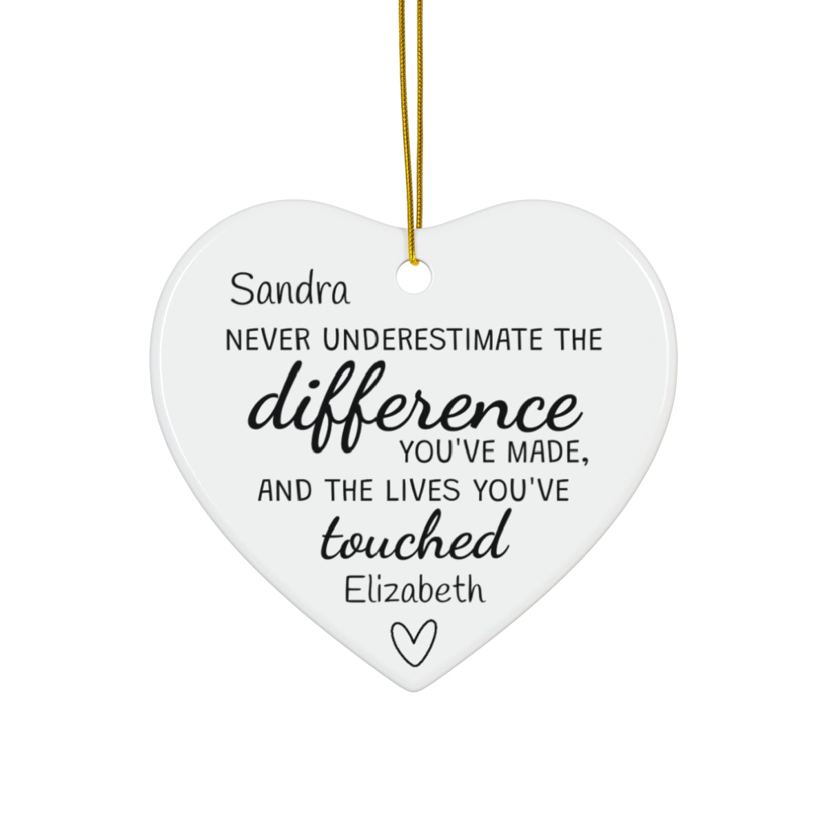 Thank You Gift Difference You Made