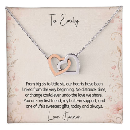 Personalized From The Beginning Sister Necklace Gift