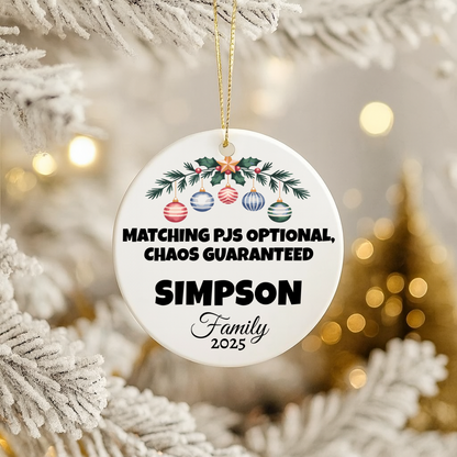 Family Christmas Ornament