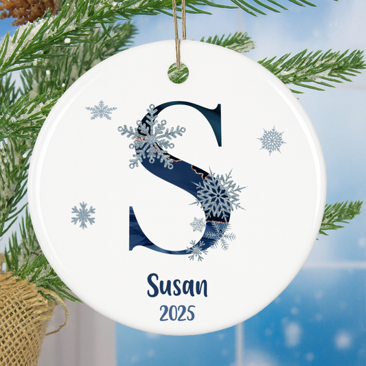 Snowflake Name Ornament