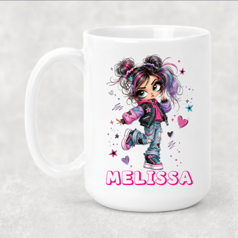 Personalized Sassy Girl - Not Attitude Just Advanced Personality Features Mug