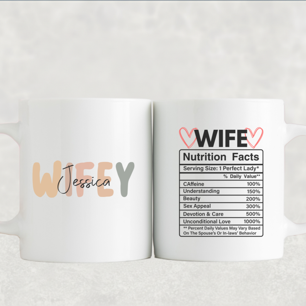 Personalized Wife Nutrition Mug
